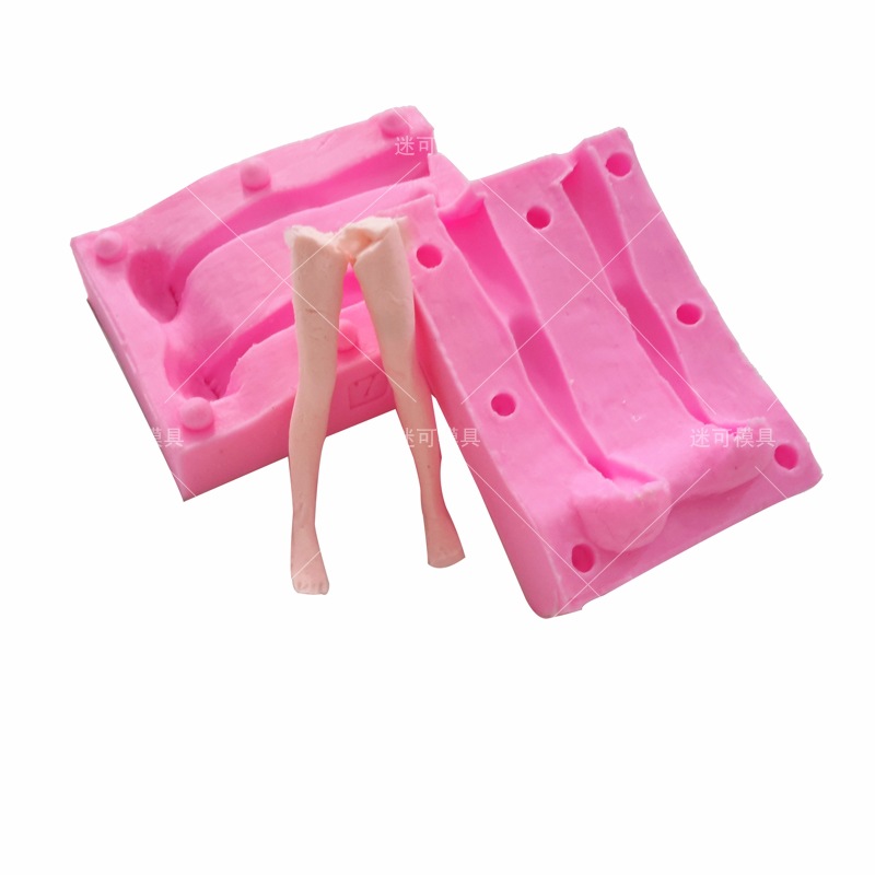 Fondant muñeca cuerpo molde silicona pecho cuerpo molde pastel silicona tridimensional suave cerámica chocolate molde