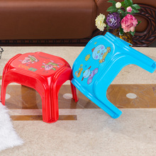 厂家直销塑料小凳子印花小凳宝宝矮凳加厚多功能垫脚凳儿童凳批发