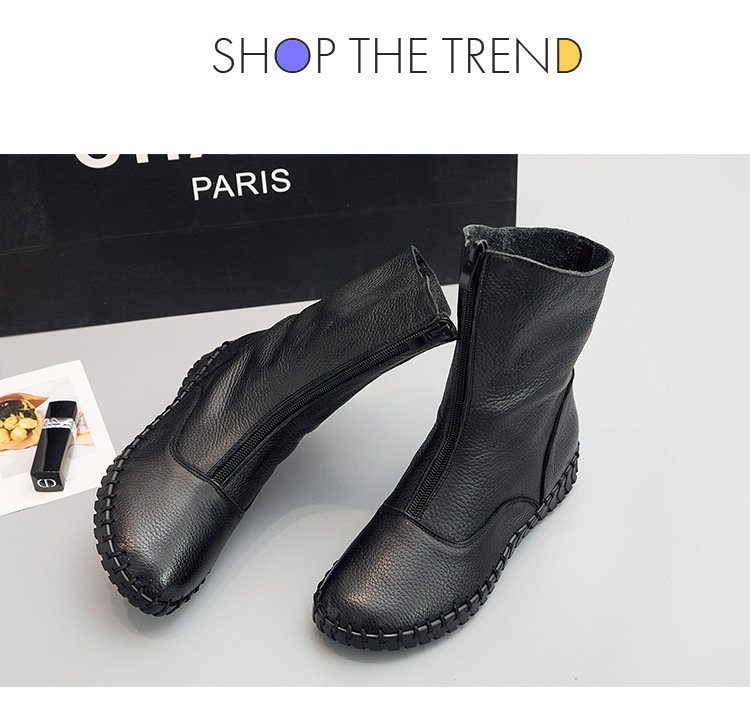Bottes femme en En cuir - Ref 3354787 Image 37