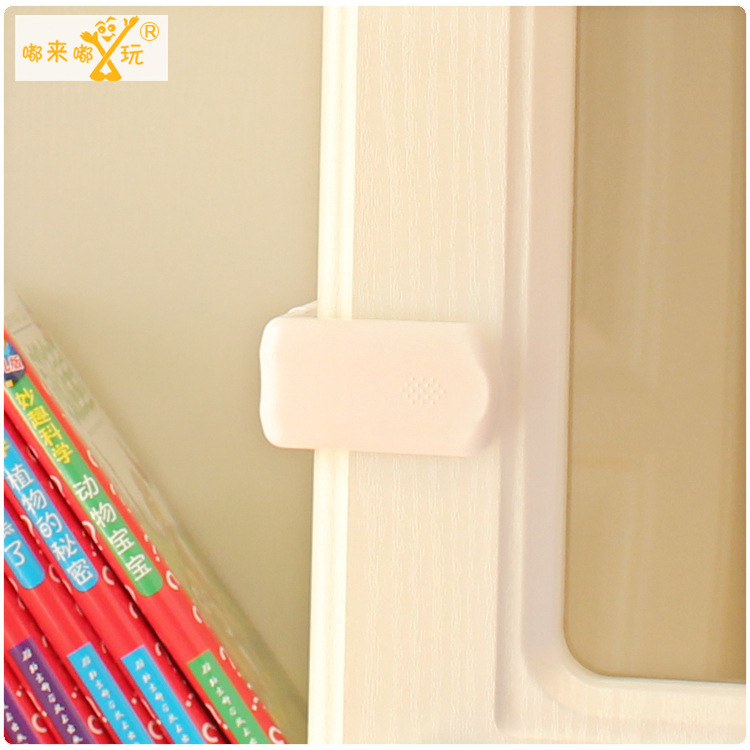 2021 new pattern baby security right angle Lock catch Corner Button Drawer 90 children Security Lock