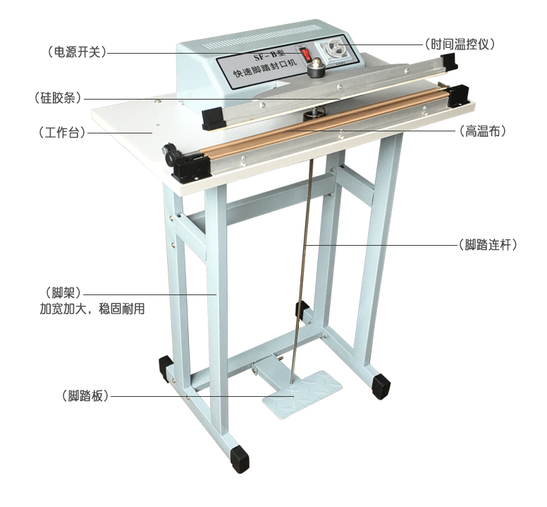 脚踏封口机-立式脚踩薄膜-04