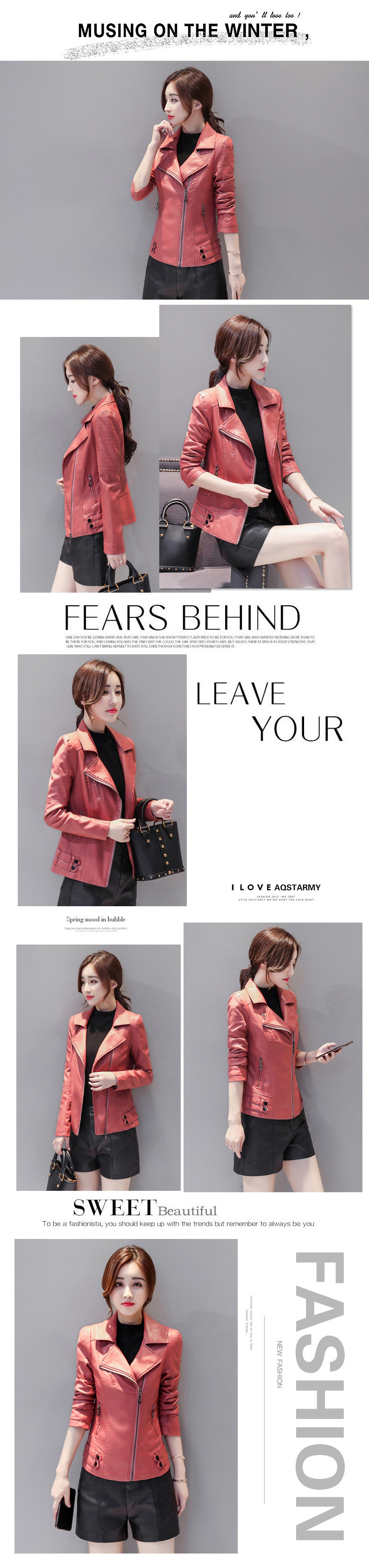 Veste cuir femme KAFRANDI en PU - Ref 3331783 Image 19