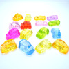 Acrylic beads, crystal, transport, children's colorful toy, with gem, handmade