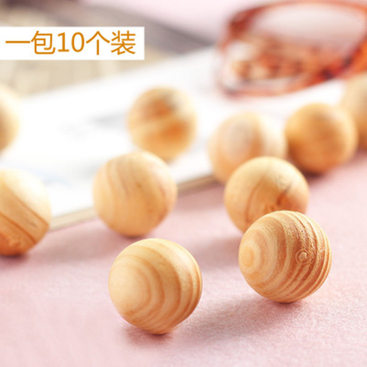 Bola de madera de alcanfor de cuatro estaciones, repelente de insectos, moho, polillas y pastillas de insectos, bolas de alcanfor, cuentas de madera de alcanfor, aire fresco 10 piezas