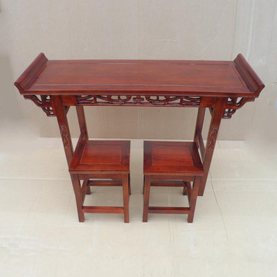 Manufactor wholesale To fake something antique Sinology table student solid wood Desk Painting and Calligraphy Calligraphy table Chinese style children Double Table stool