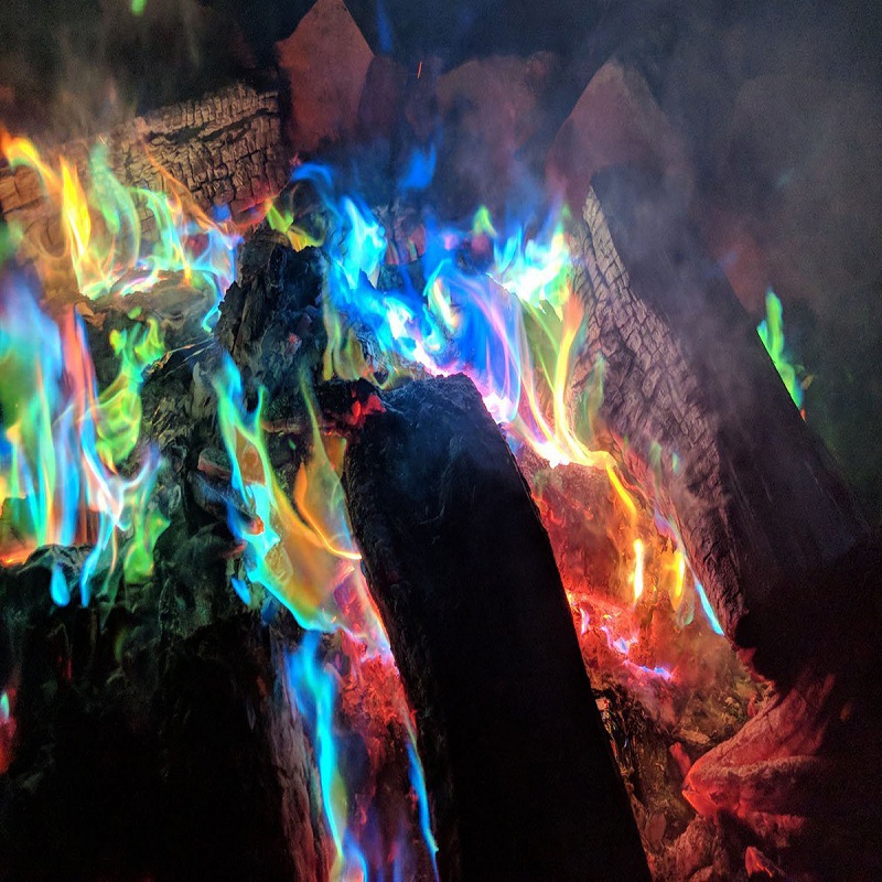 现货magic fire彩色火焰粉 魔法火焰变色剂派对沙滩篝火晚会用品|ms