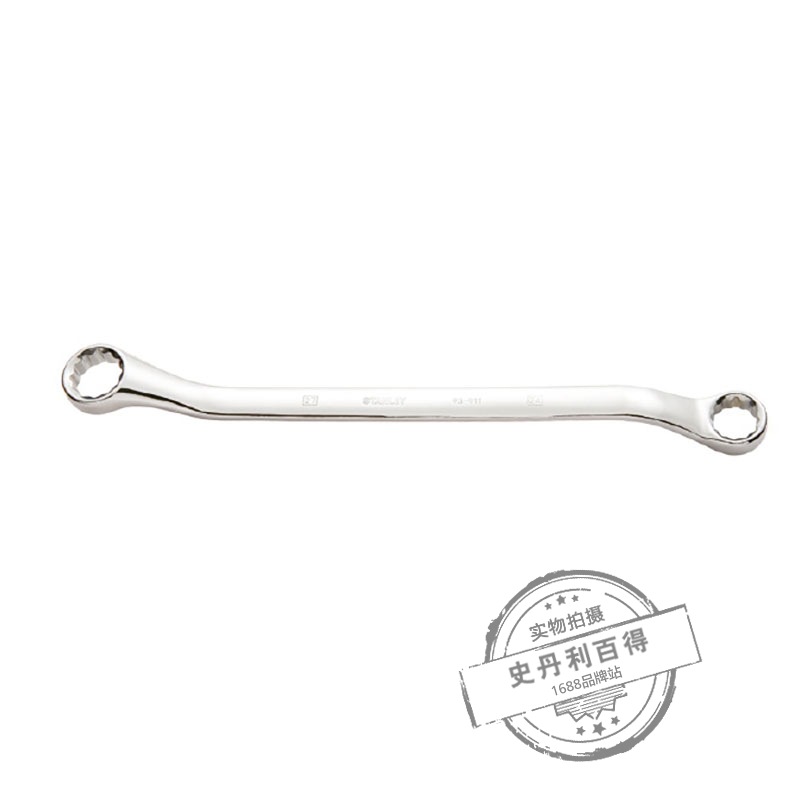 STANLEY/史丹利 公制精抛光45°角双梅花扳手
