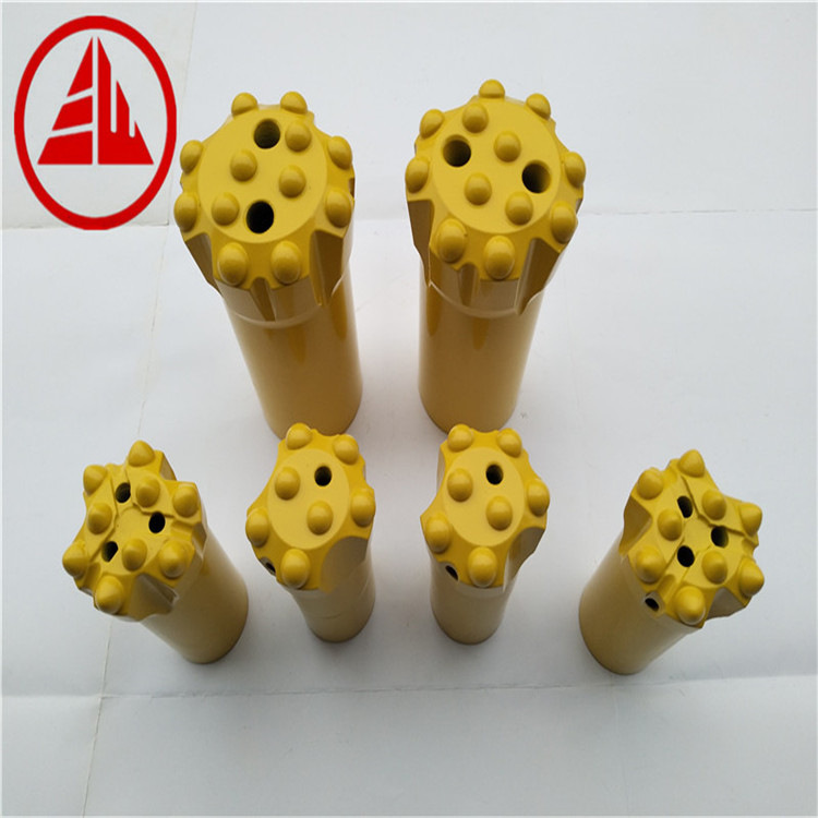 现货供应  76T45台车钻头  高效耐磨 螺纹连接钎杆