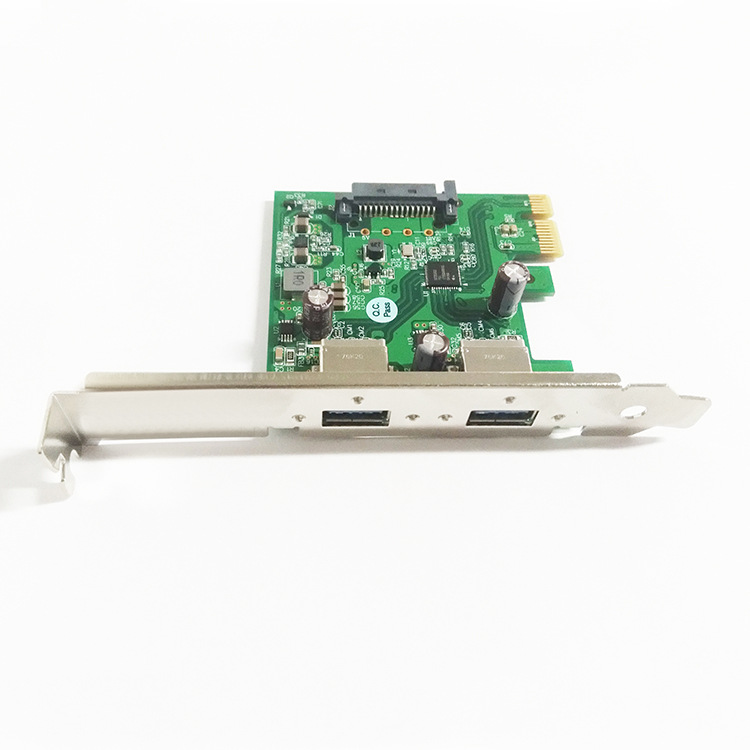 IOIU3-PCIE1XG205转PCI-E2路工业相机AVTbaslerUSB3.0图像采集卡