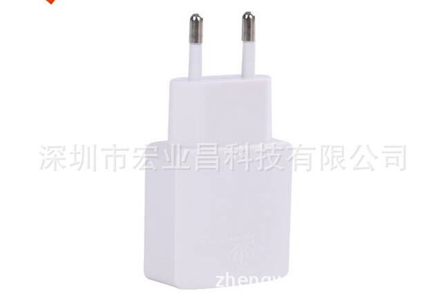 厂家批发USB5V/2A欧规旅充智能手机充电器便携式充电插头