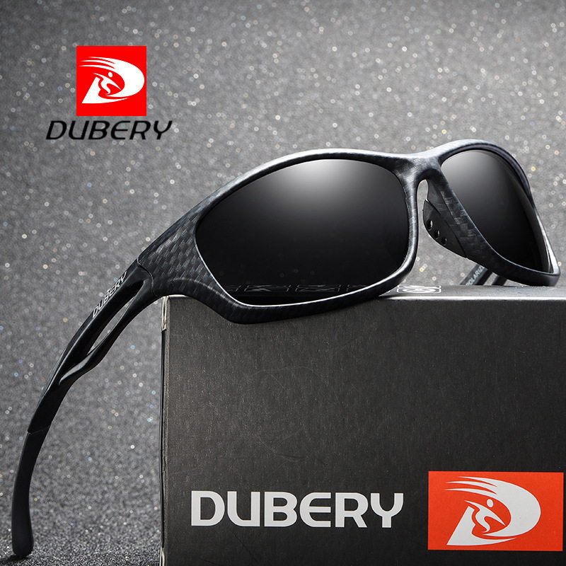 DUBERY New polarized plated real film sunglasses Foreign Trade Sports driving sunglasses Amazon explosions D166