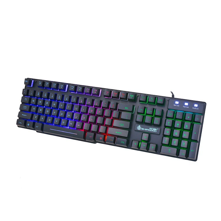 K280 одиночная клавиатура прозрачная цветная настольная ноутбук игровая домашний офис кабель клавиатура