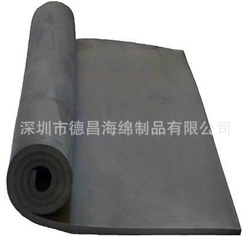 覆膜海绵结皮PU海绵 发动机隔音隔热海绵 收割机水箱防水隔音海绵
