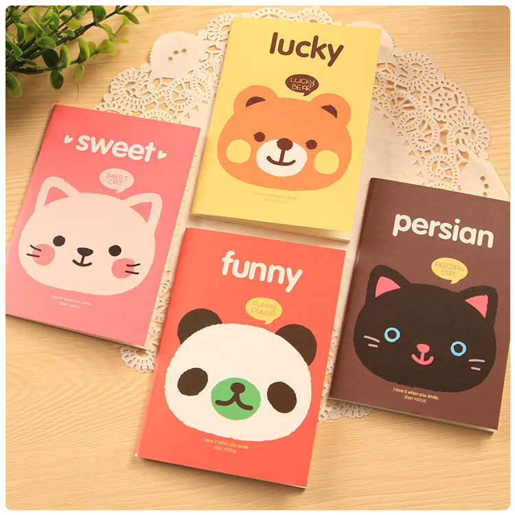 Creative Cute Cartoon Small Book Notebook Diary Student Stationery Prize Gift