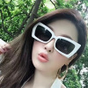 Fashionable retro sunglasses suitable for men and women, glasses solar-powered, Korean style, internet celebrity