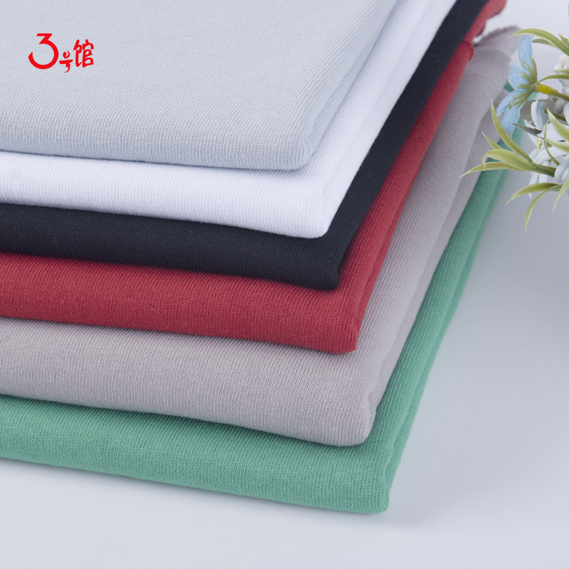 goods in stock Fabric 7S Woolen linen 280g knitting Fabric Feel Crisp Knitted fabrics wholesale