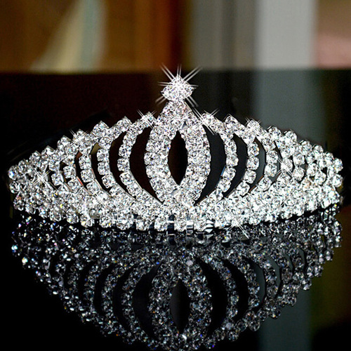 Children's princess stage performance headdress, wedding bride headband crown, banquet dress accessories gift hair crown