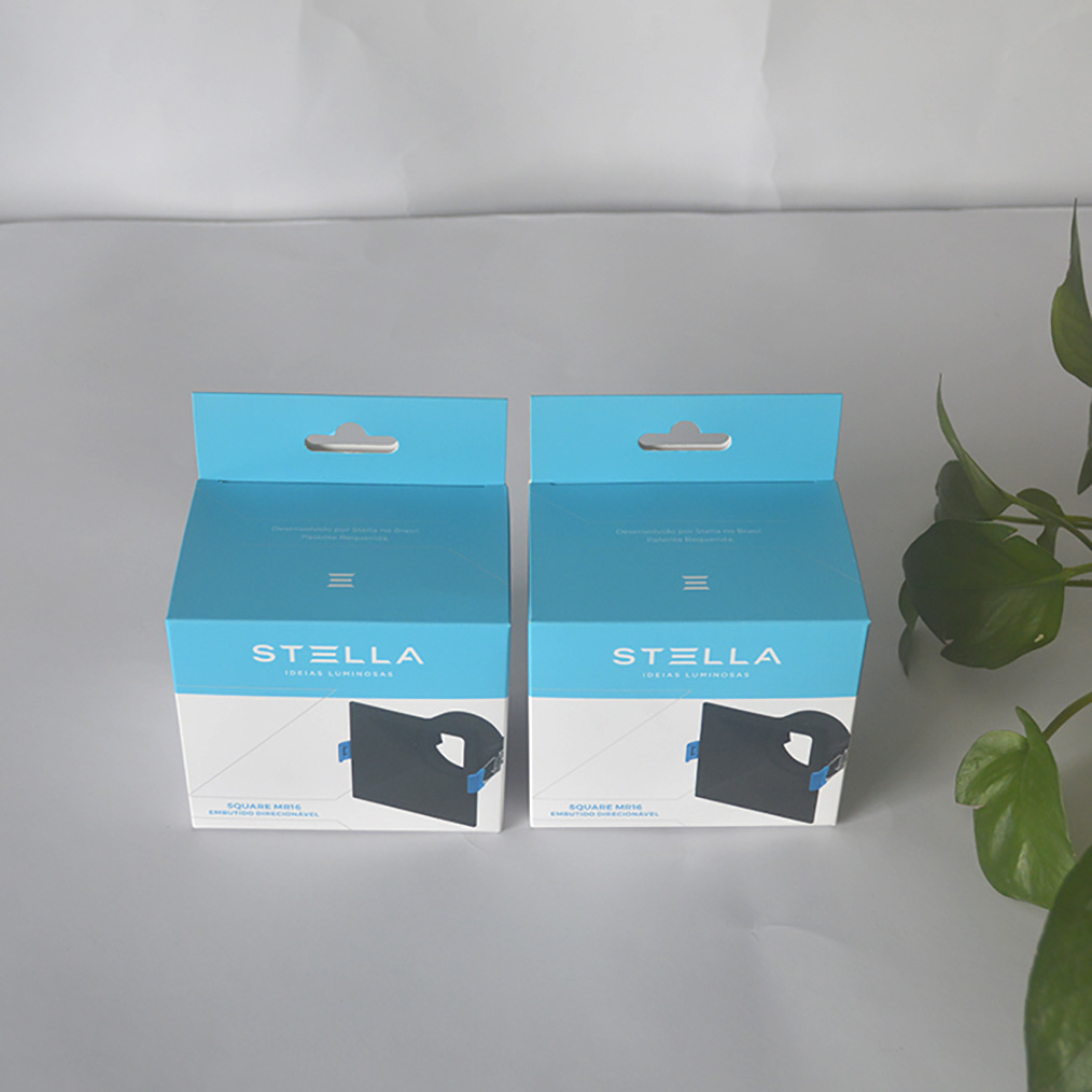 白卡包装卡纸包装盒插口式 纸盒彩盒通用小白盒定做