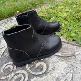 女童冬款皮靴  韩版新款童靴 中性牛皮矮靴 时尚百搭小皮靴