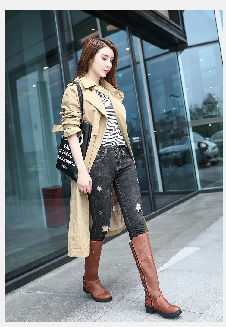 Bottes femme en PU artificiel - Ref 3354944 Image 31