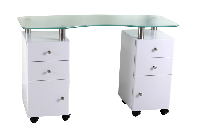 现代简约美甲桌 专业修甲台 美容院 家庭 Manicure Table