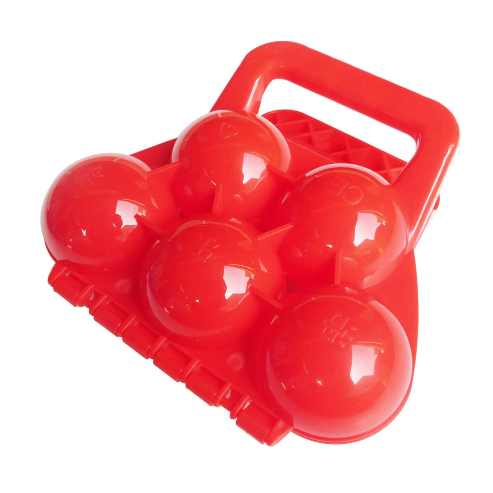 Зажим с пятью шариками за раз. Зажим с пятью снежными шарами. Зимняя наружная игрушка. Внешняя торговля.