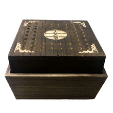 生產加工木質艾灸盒艾灸館美容院濾煙艾灸盒艾絨鋪姜灸艾灸盒廠家