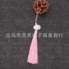 Flashlight white jade, pendant, cheongsam with tassels