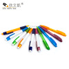 Simple color transparent ballpoint pen Press motion neutral brush strokes grip promotion advertising pen gifts custom logo
