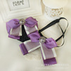 Hair mesh with bow, bow tie, set, Korean style