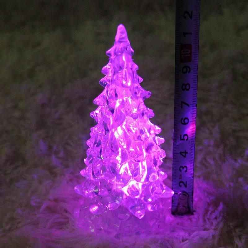 12.7厘米水晶圣诞树-发光1