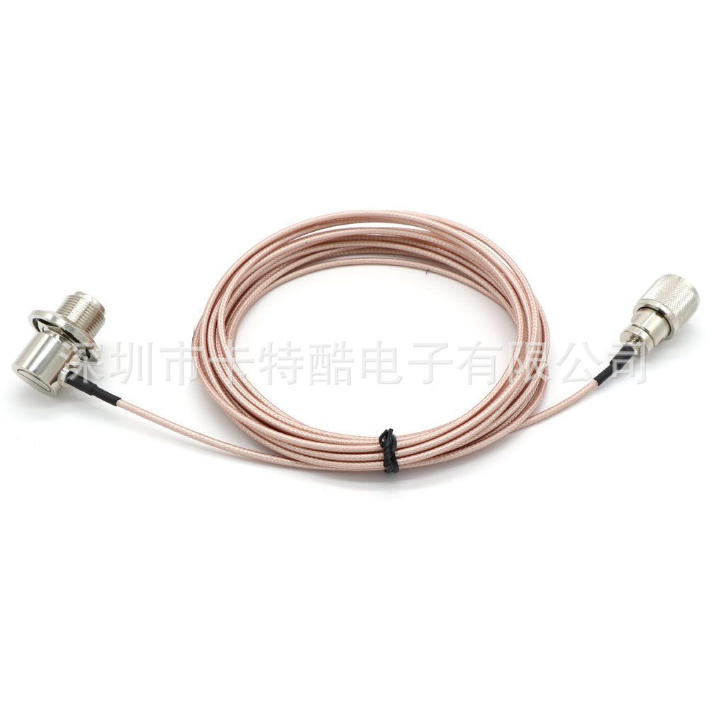 5M对讲机天线延长线PL-259 SO-239连接器车载Kenwood ICOM特氟龙