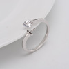 Ring heart shaped from pearl, silver 925 sample, light luxury style, simple and elegant design