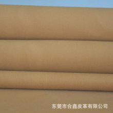 二层黃色磨砂牛皮厂家供货  围裙童鞋用磨砂真皮皮料批发