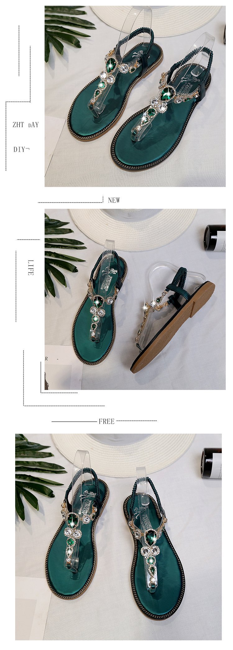 Chaussures été pour femme en Caoutchouc - Ref 3346430 Image 18