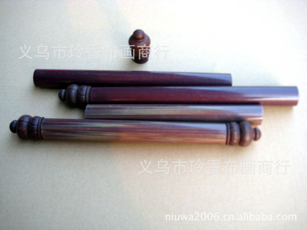 批发水写布挂轴 水写布画轴 水写布塑料画轴 高档水写布配件|ru