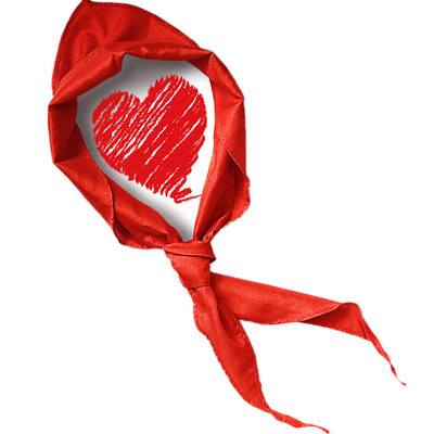 pupil Red scarf children adult currency cotton Red scarf 1 m Pioneers wholesale