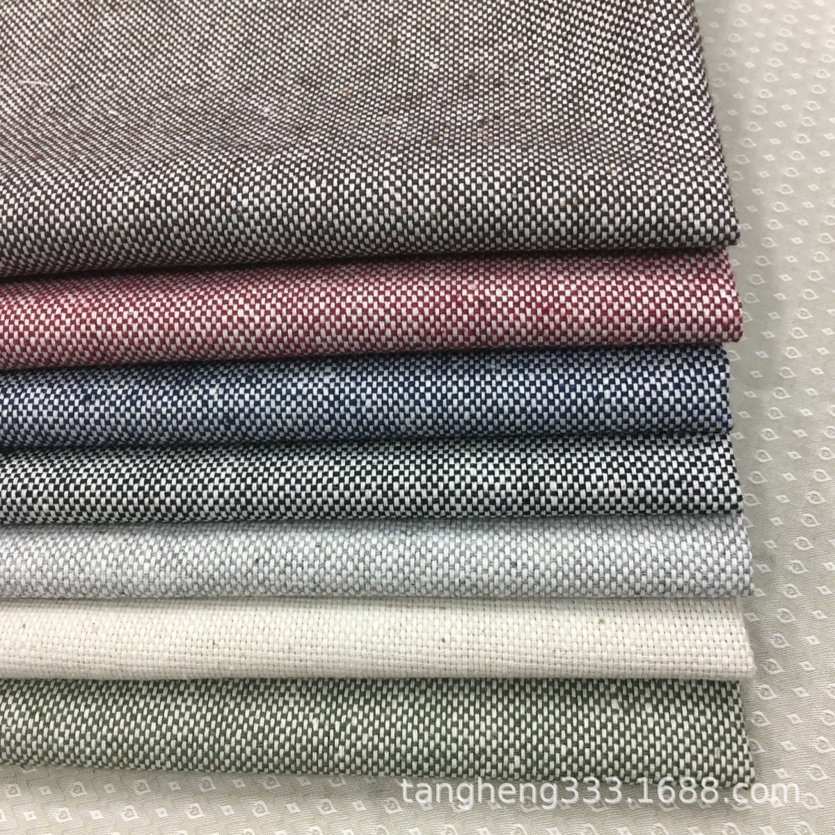 7 colors Dyed Cotton linen superior quality Pure linen Curtains Cotton and hemp Linen fabrics