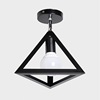 Retro country ceiling light for living room for bedroom, ceiling lamp, American style