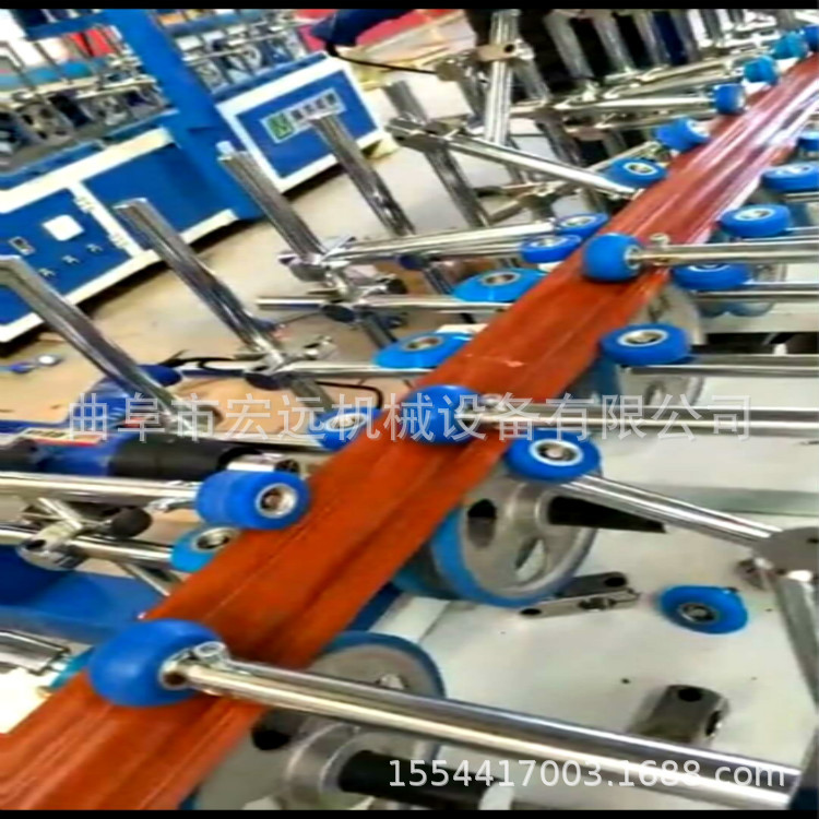 曲阜宏远机械厂木塑型材包覆机 塑钢型材包覆机价格