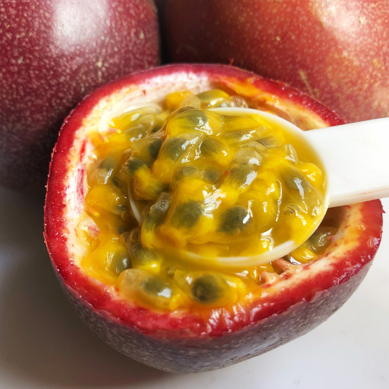 云南新鲜百香果 热带水果 西番莲果鸡蛋果新鲜现摘大红果酸甜多汁|ms