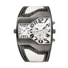 Quartz swiss watch, capacious dial, belt, brand men's watch