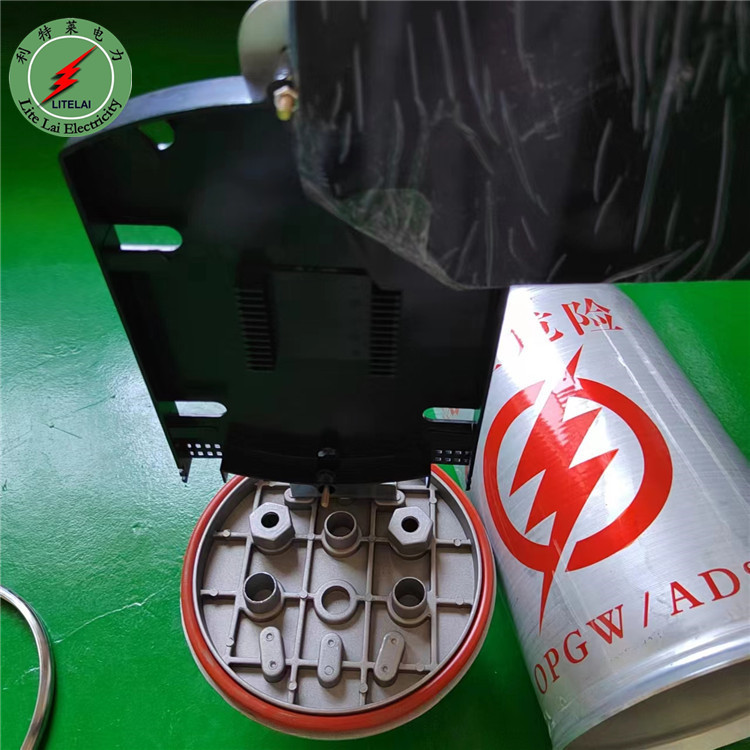 塔用ADSS/OPGW光缆金属帽式接线盒 24芯光纤接续盒光缆接续金具