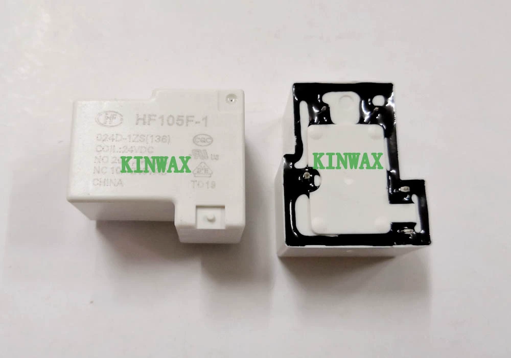 Реле HF105F-1/048D6-1DSTF, набор 5 контактов, 30A/240VAC, катушка 24V