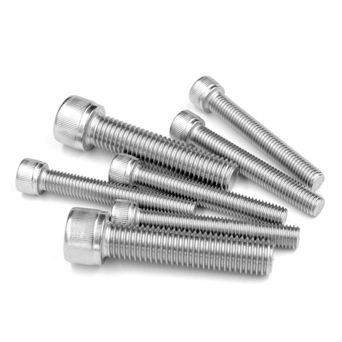 304 stainless steel hexagonal socket set screw with knurling, DIN 912 cylindrical cup head hexagonal bolt, M8, M10, M12