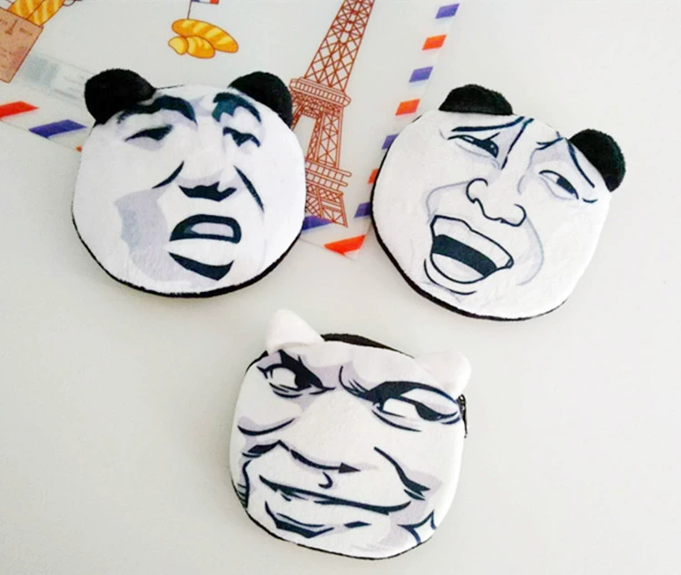 Комиксы, кошелек, круглая сумка