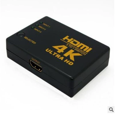 4K * 2K три входа и один выход HDMI коммутатор hdmi3 в 1 из HD видео коммутатор с пультом дистанционного управления