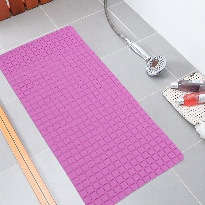 Mejorada 78x35 protección del medio ambiente baño ventosa piso estera baño ducha piso estera cuadrado baño bañera antideslizante mat