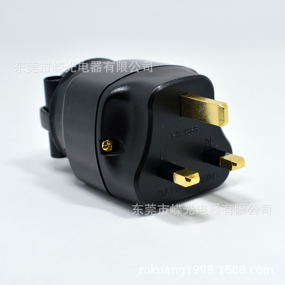 NO.:BP英规音响插头BS镀金镀银镀佬带保险管Furutech发烧舞台功放