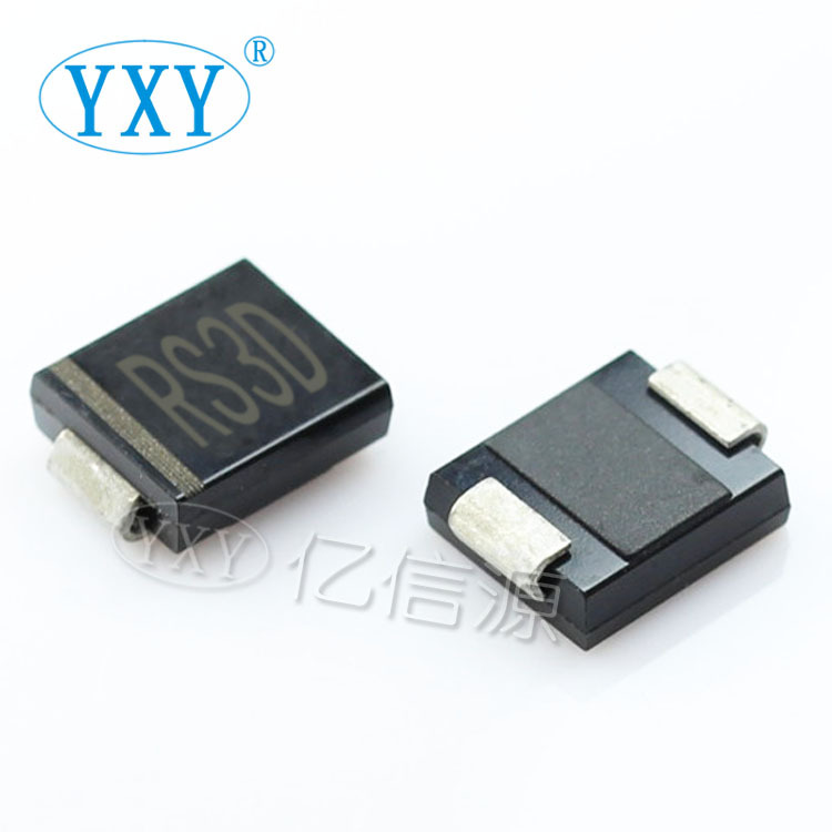 厂家直营 RS3D SMC 贴片RS3DC 3A 200V DO-214AB FR303 快恢复管